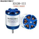 Original Sunnysky X3126-III 550KV 6S 800KV 3-4S Brushless Motor for 30E Fixed Wing 3D 3A Ultimate Power Motor Drone